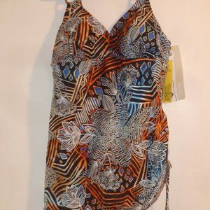 NEW Christina Women's Hip Minimazer One-Piece Swimsuit Size 10D